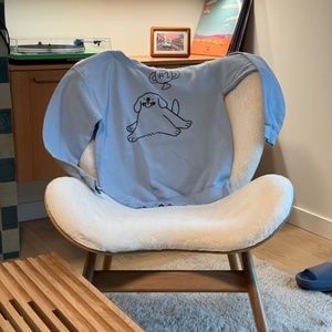 Natali Koromoto Light Blue Sweatshirt - Super Dog